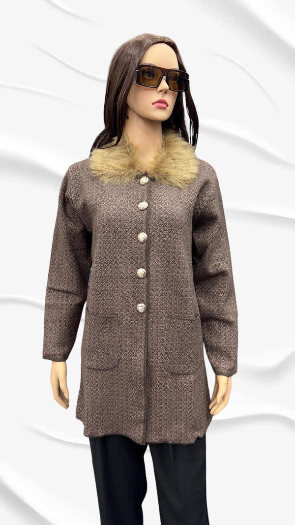 Premium Quality Winter Collection Vloriastar Wool Long Coat AH04881