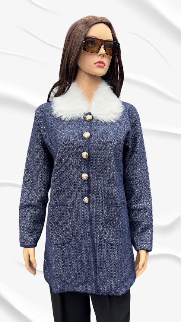 Premium Quality Winter Collection Vloriastar Wool Long Coat AH04881