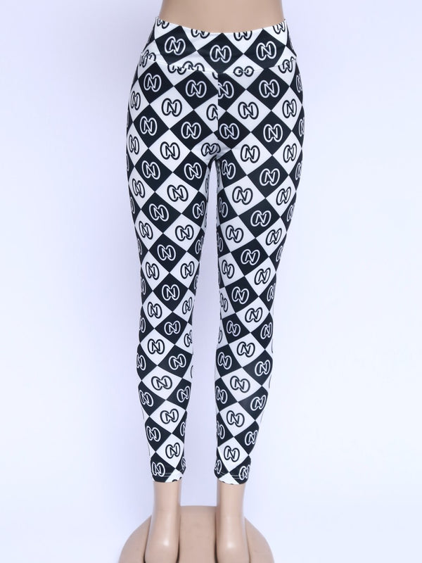 Printed Jegging Stretchable Fabric AH3602